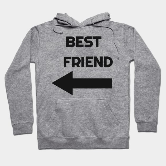 Best Friends with Arrow (right side) Hoodie by j__face